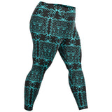 Tlaloc Papel Picado Plus Size Legging