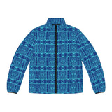 Papel Picado Tlaloc Men's Puffer Jacket