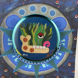 Malinalli day sign, #12 Herb Glyph: Print / Sticker / Magnet / Button / Pocket Mirror