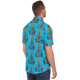 Children of the corn Short Sleeve Button Down Shirt