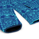 Papel Picado Tlaloc Men's Puffer Jacket
