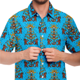 Children of the corn Short Sleeve Button Down Shirt