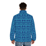 Papel Picado Tlaloc Men's Puffer Jacket
