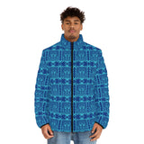 Papel Picado Tlaloc Men's Puffer Jacket