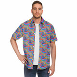 Rainbow Requiem Short Sleeve Button Down Shirt - AOP copy