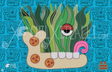 Malinalli day sign, #12 Herb Glyph: Print / Sticker / Magnet / Button / Pocket Mirror