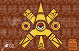 Ollin day sign, #17 Movement Aztec Glyph: Print / Sticker / Magnet / Button / Pocket Mirror