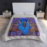 Mushwomb Crushed Velvet Blanket