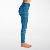 Papel Picado Tlaloc Leggings