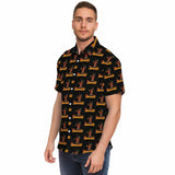 Guardians of the harvest Short Sleeve Button Down Shirt