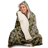 Turtle Island Kaleidoscope Hooded Blanket