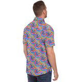 Rainbow Requiem Short Sleeve Button Down Shirt - AOP copy
