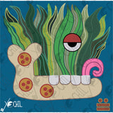 Malinalli day sign, #12 Herb Glyph: Print / Sticker / Magnet / Button / Pocket Mirror