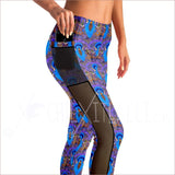 Mushwomb Mesh Pocket Legging - Mesh Pocket Legging - AOP