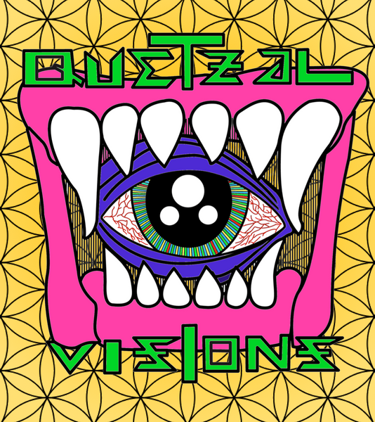 Quetzal Visions flower of life sticker