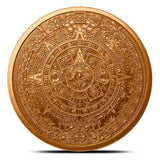 Aztec Calendar Copper Coin 1 Ounce