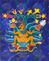 Mayahuel in the cosmos - 12x8 Canvas - Canvas prints