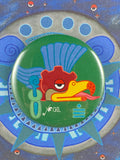Cozcacauauhtli day sign, #16  Condor Aztec Glyph: Print / Sticker / Magnet / Button / Pocket Mirror